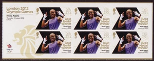 Gran Bretaña Londres 2012 Nicola Adams Boxeo Hoja Miniatura Um.mnh Olimpiadas - Imagen 1 de 1