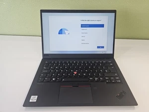 Lenovo ThinkPad X1 Carbon 8th Gen Intel Core I7 10610u 16GB RAM, 512GB SSD - Picture 1 of 8