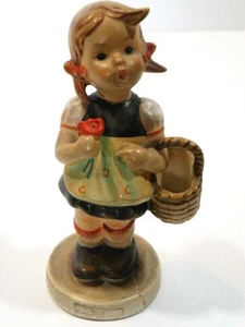 Rare Original 1950 Hummel Figurine "Sister" #98 w Markings and Etched Signature. - Picture 1 of 10