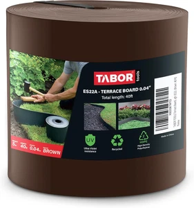 Tablero de terraza de 40 pies, 5 pulgadas de alto, 0,04" pulgadas de grosor, bobina de borde de paisaje, gris... - Imagen 1 de 1