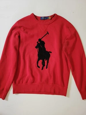 Ralph Lauren Big Pony Embroidered Red Sweater Size SP - Image 1 of 4