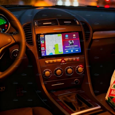 Radio estéreo GPS para coche Mercedes SLK 2004-2010 2G+32GB Android 15 Carplay Foto 1 de 4