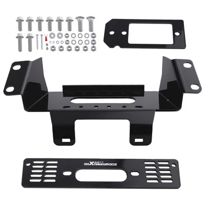Steel Winch Mount Kit Set For Polaris Ranger 800 Full-Size 6x6 2010-2016 - Image 1 of 4