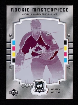 2005-06 Upper Deck Bee Hive 1/1 Wojtek Wolski #110 controle remoto - Imagem 1 de 2