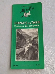 Michelin französischer Guide Gorges Du Tarin August 1958, (französische Sprache) - Bild 1 von 5