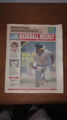 1991 USA TODAY BASEBALL WEEKLY PREVIEW EDITION PROMO PROTOTYPE EDITION - Image 1 of 4