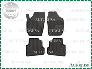 NUEVO LHD ALFOMBRILLAS DE GOMA NEGRAS FORROS TODO CLIMA PARA SKODA FABIA 5J 2007-2014 - Imagen 1 de 6