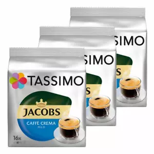 TASSIMO JACOBS Caffè Crema Mild Kaffee KAPSEL Röstkaffee 3x16 T-DISCS - Bild 1 von 2