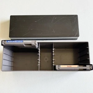 Nintendo NES Plastic 10 Game Cartridge Storage Case Organizer Holder With Lid - Picture 1 of 18