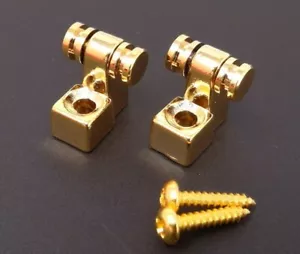 True Custom Shop® GOLD Modern Roller String Tree Guides for Fender Tele & Strat - Picture 1 of 2