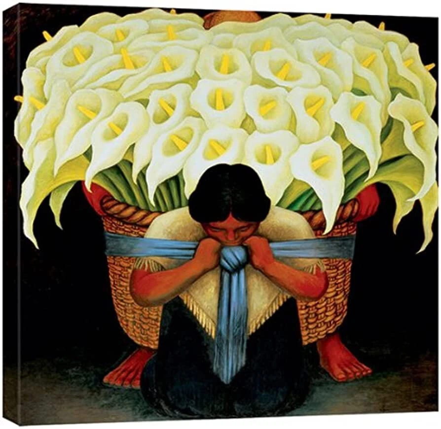 "Arte de pared en lienzo Diego Rivera 16x16"" ¡Nuevo! Sin marco" Foto 1 de 1