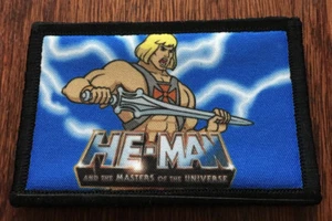 He-Man Masters Of The Universe Morale Patch Army Military Tactical flag USA - Imagen 1 de 12
