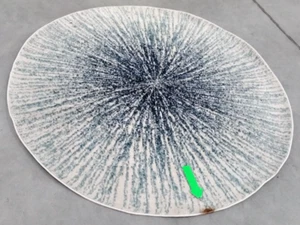 ROYAL 5'-3" X 5'-3" Round Stained Rug, Reduced Price 1172732856 EVK228A-5R - Picture 1 of 4