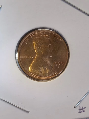 1969 S Doubled die penny. Pennies error coins rare Cover