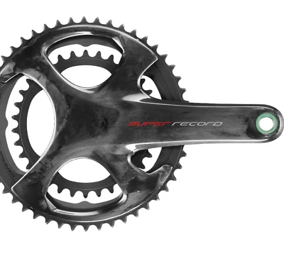 Campagnolo Super Record Chainset 2x12 Speed NEW 172.5mm 52/36t Crankset - Image 1 of 3