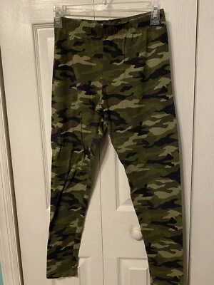 NOBO No Boundaries Junior's Camouflage Capri Leggings Green Black Brown Sz S 3-5 - Image 1 of 3