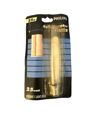 Philips Tubular 25 Watt Refrigerator BC25T61/2 New Old Stock - Image 1 of 3