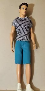 Barbie Ken Fashionistas RYAN lalka CFG20 HTF 2014 EUC C297G - Zdjęcie 1 z 13