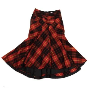 JUNYA WATANABE COMME des GARCONS Mermaid Skirt Tartan Check Size S(K-150658) - Picture 1 of 13