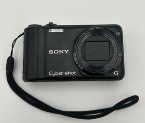 Sony Cyber-Shot DSC-H55 14.1MP 10x Optical Zoom Digital Camera Black -Tested - Picture 1 of 8