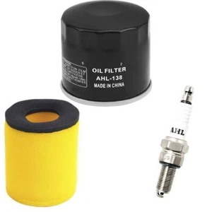 Oil Air Filter Spark Plug For Suzuki LTF-500F Vinson LT-A400 LT-F400 Eiger 2x4 - Picture 1 of 4