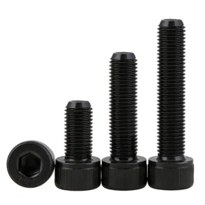 M12 Hex Socket Cap Head Screws bolt Fine Pitch Allen Key Steel High Tensile 12.9 - Picture 1 of 7