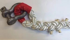 40mm 8 Strang Nylon Kinetic Recovery Rope 6mts c/w 12t geprüft Bogenschäkel - Bild 1 von 2