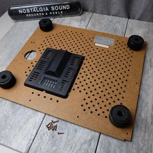 Tocadiscos Technics SL-235 - Cubierta inferior con pie de 4 pies y tornillos - Piezas originales - Imagen 1 de 13