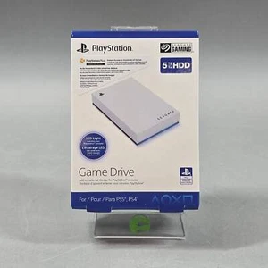 New Seagate Portable Playstation Game Drive 5TB USB-C HDD SRD0LF0 - Afbeelding 1 van 5