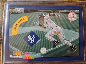1998 UD Collector's Choice Derek Jeter Stick-Ums Sticker #19 New York Yankees