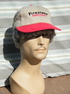Firestone Reifen bestickte Baumwolle Snapback Baseballkappe neu ohne Etikett CD - Bild 1 von 8
