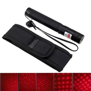 Rot Laserpointer 300Km Reichweite Extrem Stark/650NM Taschenlampe &Akku Kit - Bild 1 von 7