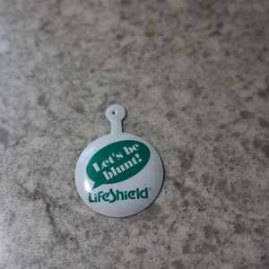 COLLECTIBLE BUTTON 💥LIFE SHIELD LETS BE BLUNT BEND OVER PIN💥 - Picture 1 of 4