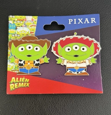Disney  Pin  Alien Buzz Lightyear Disneyland Paris Toy Story Jessie Woody - Image 1 of 2