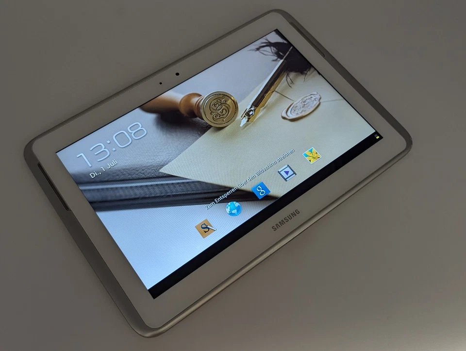 Samsung Galaxy Note 10.1 16GB Weiß White Wifi  N8010 💥 - Bild 1 von 4