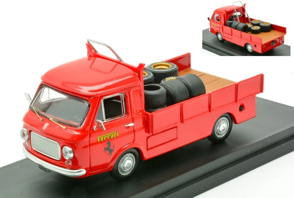 MODELLINO FURGONE STATICO RIO FIAT 238 ASSISTENZA SCUDERIA FERRARI F1 1970 1:43 - Immagine 1 di 4
