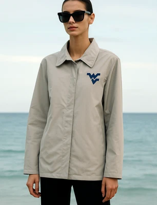 Nuevo con etiquetas Abrigo West Virginia Mountaineer Vantage Talla Grande Cortavientos Chaqueta Estadio Foto 1 de 4