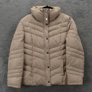 Kenneth Cole Reaction Jacke Damen XL Puffer Stepp Druckknopf Wintermantel - Bild 1 von 10