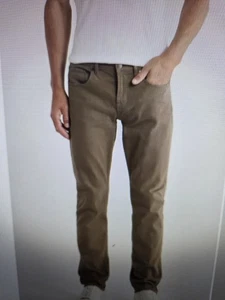 7 for all Mankind The Straight Size 31x33 Mens Brushed 100% Cotton Jeans/Pants - Picture 1 of 15