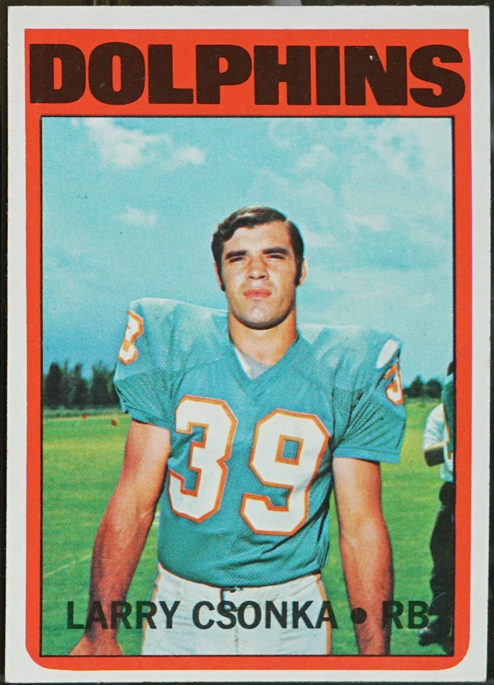 1972 Topps Football Larry Csonka #140 EX - Image 1 of 1