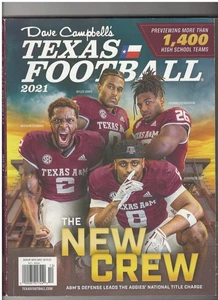 2021 Dave Campbell's Texas Football Magazine ~ Texas A&M The New Crew - Picture 1 of 2