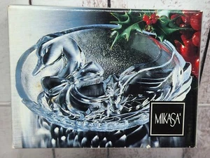 Mikasa Holiday Goose Candy Sweet Dish Christmas XMas Theme Japan - Picture 1 of 10