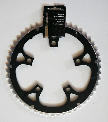 Mountain / Road Bike Bicycle Chainring  110 / 50 Tooth 5-Bolt Black / Silver - Image 1 of 2