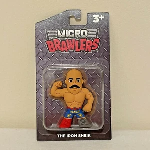 Figura Iron Sheik Micro Brawler Pro Wrestling Crate Shiek WWF NWA WCW WWE AEW - Imagen 1 de 6