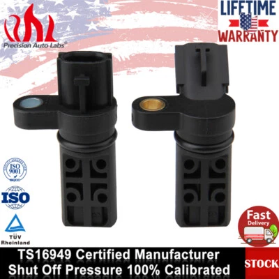 Par de sensores de posición del cigüeñal de leva 2 piezas para Infiniti y Nissan 3.5 4.0L nuevos Foto 1 de 4