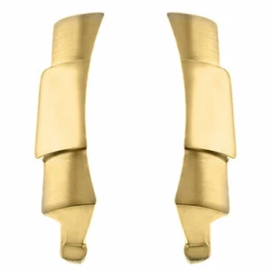 2 CUSTOM STRAP END LINK PIECE FOR ROLEX PRESIDENT 18038 18039 18238 18239 GOLD - Picture 1 of 6