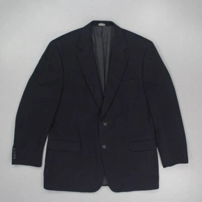 Abrigo Blazer Deportivo Jos A Banks Para Hombre 100% Cachemira Talla 44L Azul 2 Botones Suave Foto 1 de 4