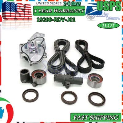 适用于本田 Odyssey Acura RDX MDX 全新定时皮带和水泵套件 19200-RDV-J01  — 第 1/4 张图片