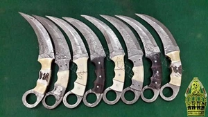 Custom Handmade Outstanding Knife King's Damascus Steel Karambit Knife (LOT) - Picture 1 of 2