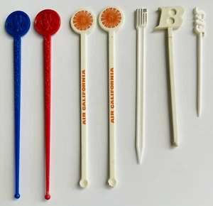 Varias aerolíneas Swizzle Sticks - Juego de 7 - Imagen 1 de 1